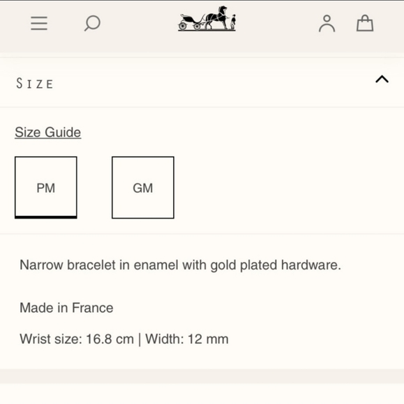 Hermes Clic H Bracelet in Black/Gold - Picture 2 of 11